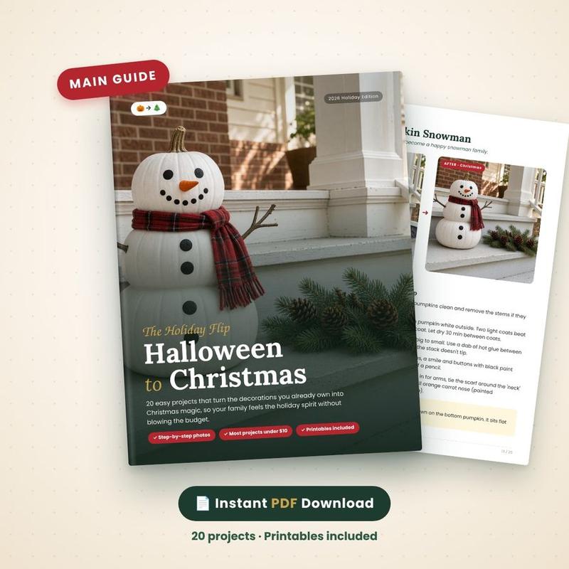 Halloween to Christmas Flip guide cover